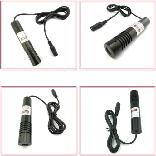 635nm High light red laser line Module light distance 10 meters for Laser Engraving laser positioning with EU adapter and mount