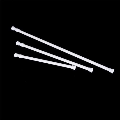 2020 NEW Adjustable Spring Loaded Bathroom Shower Curtain Rod Tension Extendable Telescopic Poles Rail Hanger