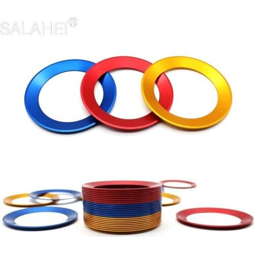 New Car Styling Steering Wheel Decoration Ring Sticker Case For Volkswagen VW Golf 6 7 Polo CC Lavida Touran Tiguan Passat Cover