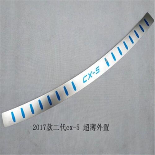 Car styling For Mazda cx-5 cx5 2017-2020 2nd genera Stainless steel Rear Bumper Protector Sill Trunk Rear guard Tread Plate
