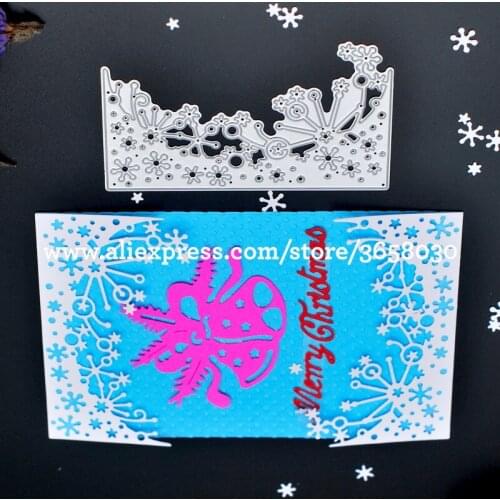 Snowflake Christmas Decoration Metal Die cutting Dies For DIY Scrapbooking Photo Album Decorative Embossing Folder 80725147