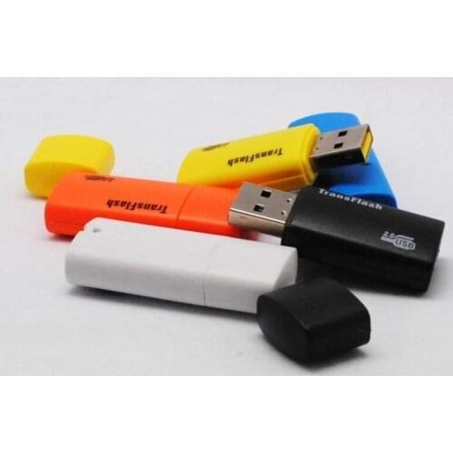 USB 2.0 Memory TF Card Reader Little Dog Design High Speed Micro SD Card Reader for PC IOS Linux Camera Wholesales 800pcs/lot