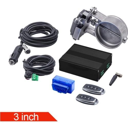 Video Shows 2.0&2.36&2.5&3.0inch Size Exhaust Cutout Valve ,electric Valve Control with Remote Control and App (OBD Control)