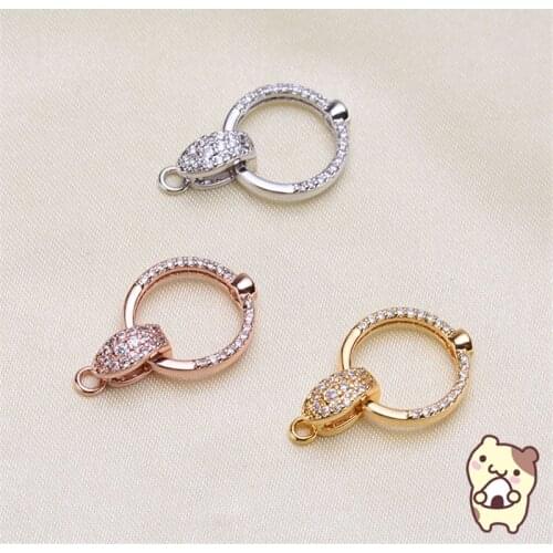 Jewelry Making DIY Golden/Silvery Connector Clasps Findings Women Fashion Beads Pearls Bracelets Metal Clasps Accessories