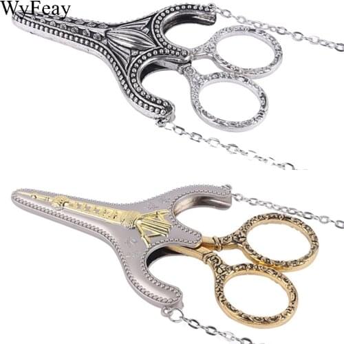 1 Set Exquisite Retro Vintage Scissors Arts Scissors Handcraft embroidery thread Sewing Scissors Fabric Scissors Cross Stitch
