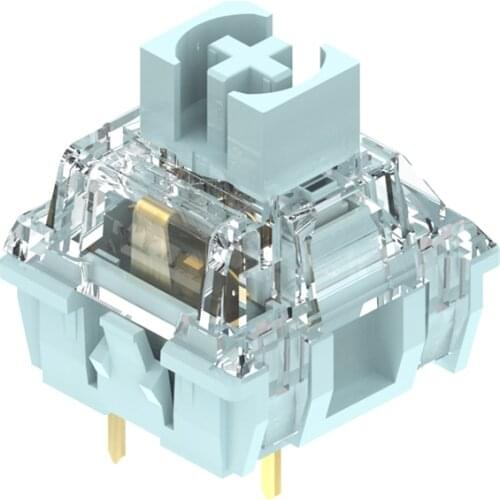TTC Bluish White Switches 10 pcs Tactile 3Pins MX Style For Mechanical Keyboard