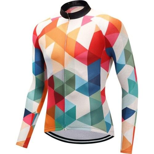 2018 Outdoor Fitness Sports Long Bike Cycling Jersey Bycicle Cycling Clothing Mens Spring And Autumn Ropa Ciclismo FU10 XS-3XL