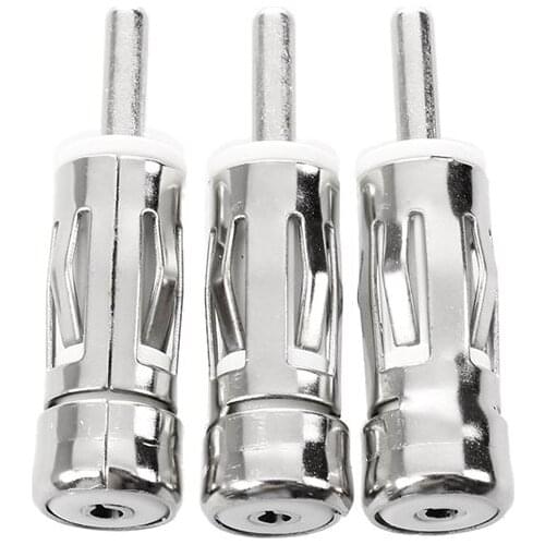 Car Stereo Radio Male Antenna Aerial Adaptor ISO to DIN 3 Pcs