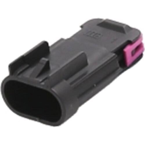 5/10/20/50/100sets GT Delphi 2pin black electric wire harness plug waterproof auto connector 15326806 13510099