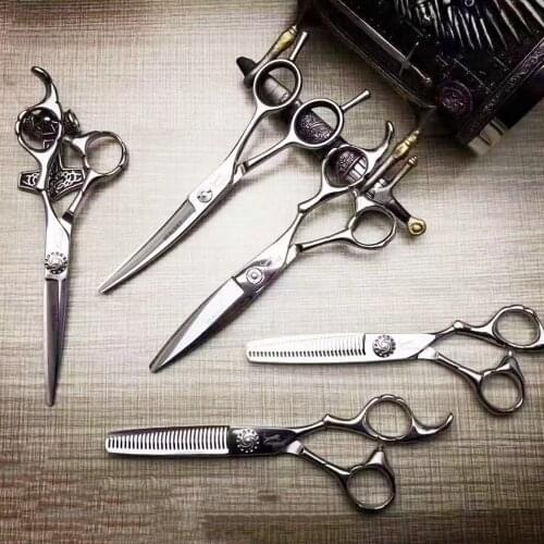 6.0 Professional Hair Cutting Scissors Hairdresser Kits Japanese Hairdressing Scissors Hot Hair Shears for Barber Scissors Japan
