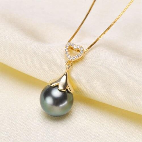 925 Silver Half Hole Eye Pins Beads End Caps Top Drilled Pendant Bails Connector For DIY Jewelry Accessories No Pearl No Chain