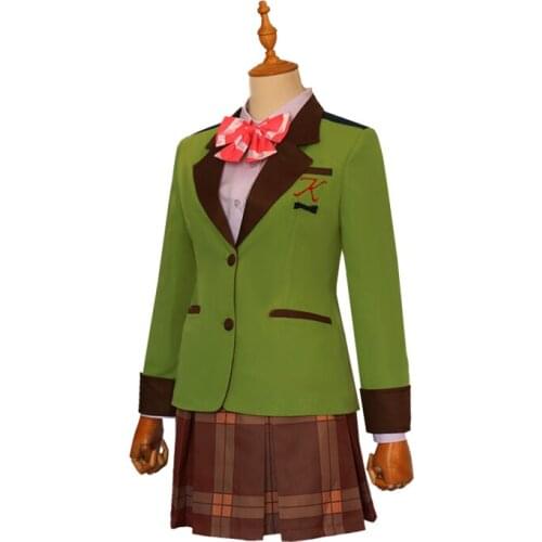 Anime Tada Never Falls in Love COS wagner Halloween Party Man Woman School uniform Cosplay Costumes Free shipping