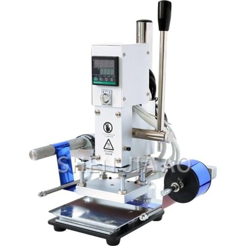Automatic Roll Paper Stamping Machine Manual Leather Stamping Machine Notebook Carton Mobile Phone Shell Stamping Machine 220V