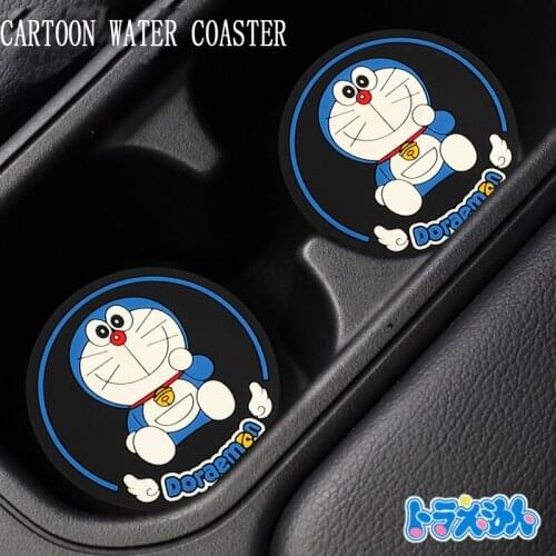Car Coaster Water Cup Bottle Holder Anti-slip Pad Mat Silica Gel For Interior Decoration Car Styling Accessories Car Decoration