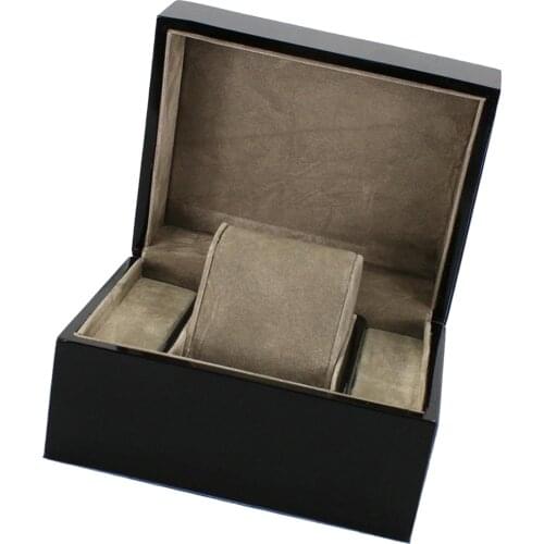 Black Wooden Wrist Watch / Bangle Pillow Box Great Birthday Gift Party Gift