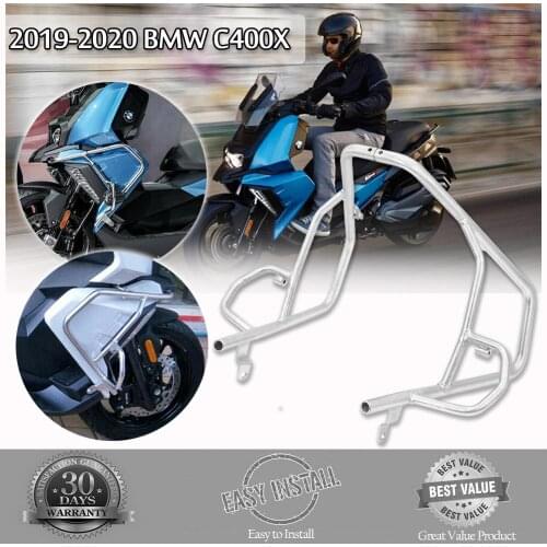 For 2019 2020 BMW C400X Crash Bar Engine Guard Body Fairing Protector Frame Bumper FallIing Protection Motorcycle Accessories