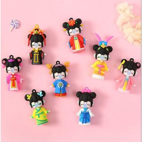 Blind Box Toys Girls Blind Box Guess Bag Blind Bag Silicone Dolls Anime Figures Cute Desktop Model Girl Birthday Gift Toys