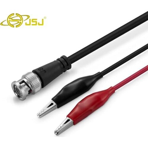 JSJ BNC for Pisces clip video jumper oscilloscope probe monitoring test cable adapter free shipping