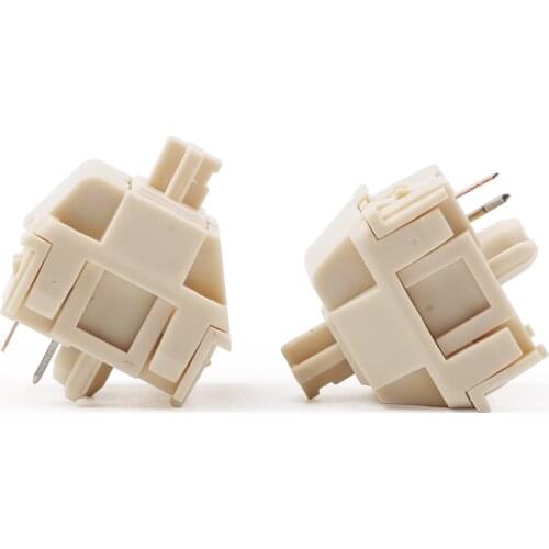 Kailh Cream SMD Switches 5Pin Novelkeys Waterproof Switch For Mechanical Keyboard GH60 GK61 GK64 68 73 84 96 980 104 108
