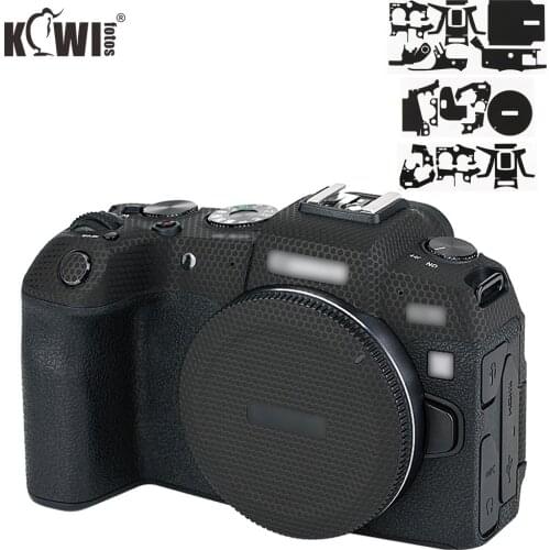 Kiwi Anti-Scratch Protective Skin Film Fit Camera Body Sticker for For Canon EOS RP Matrix Black