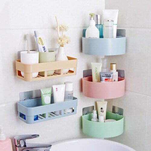 Multifunction Shelf Sponge Drain Rack Bathroom Storage Suction Holder Kitchen Organizer Sink Kitchen Accessories Bath Baskets