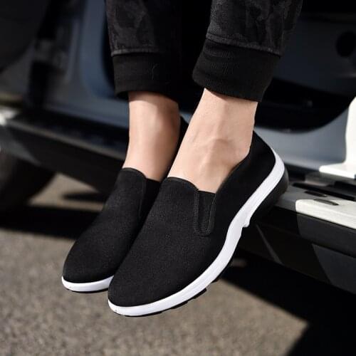 Dwayne spring Summer mens shoes thick bottom black square military single kung fu cloth shoes a foot rest father shoes 456