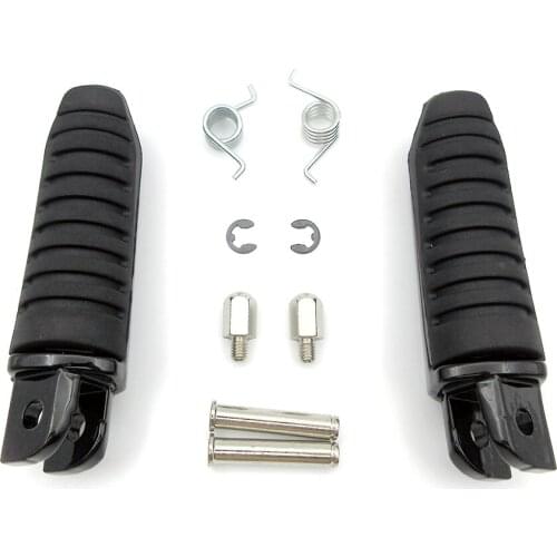 New Motorcycle Footrest Front Foot Pegs Rests Pedals For Suzuki Hayabusa GSX1300R GSX 1300R 1999-2012 GSX650F GSX 650F 2008-2017