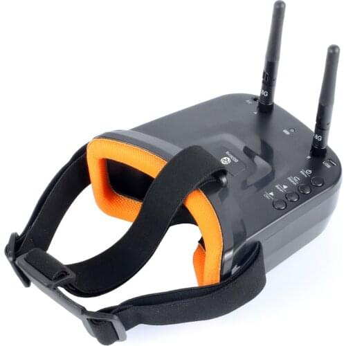 BGNing FPV Goggles 3 inch 480 x 320 Display Double Antenna 5.8G 40CH Built-in 3.7V 1200mAh Battery for Racing Drone