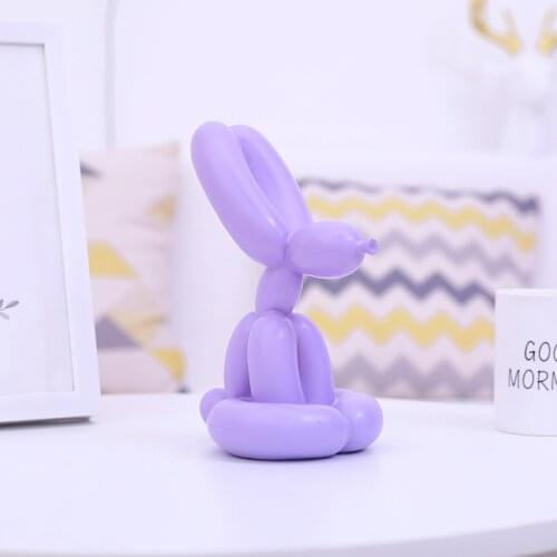 Plating Pattern Design Balloon Rabbit Special Statue Modern Art Sculpture Home Decoration Best Gift Creative Simulation Craft