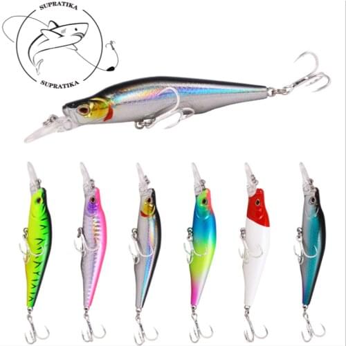 Sea Fishing Lure 6pcs/set Minnow Artificial Sinking Plastic Hard Bait Anti-corrosion 9g/12g 11cm/13cm 3D Eyes Bionic Bait