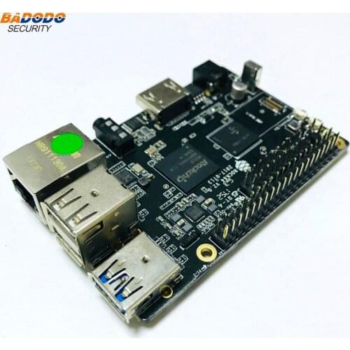 ROCK64 PINE64 HDR Media Board Computer Quad-Core+ 2GB LPDDR3 eMMC module socket android Linux development board demo board