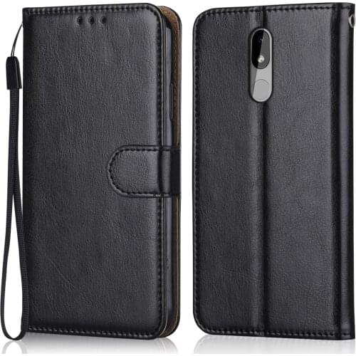 Luxury Leather Case for On NOKIA 3.2 TA-1156, TA-1159, TA-1164 Wallet Stand Flip Case Phone Bag With Strap