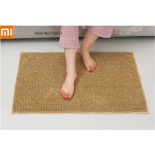 Youpin Superfine fiber Strong Water Absorption Rug Bathroom Mat Non-Slip Toilet Bath Mat Kitchen Carpet Doormat