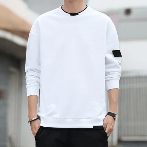 Spring Men Hoodies Sweatshirts Long Sleeve Tops Solid Casual Pullover Mens Sweatshirt Brand Coats Autumn Outerwear Hip Hop C39
