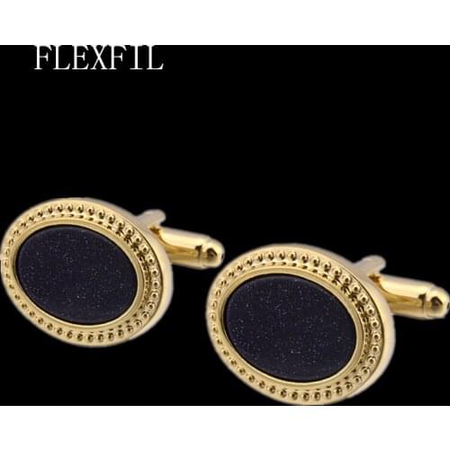 FLEXFIL jewelry fashion shirt cufflinks for mens gift Brand cuff links buttons High Quality abotoaduras gemelos Free Shipping