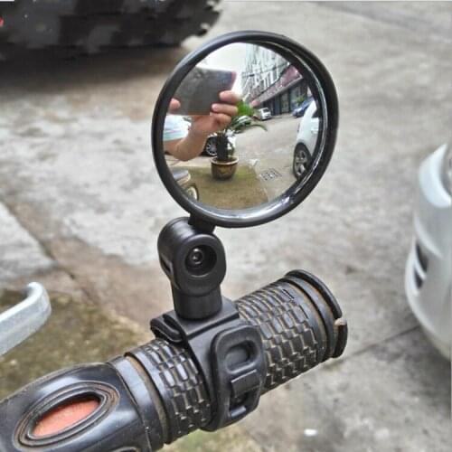 1/2PCS Adjustable Bicycle Rearview Wide-angle Handlebar Convex Mirrors Mountain Bike Accessories