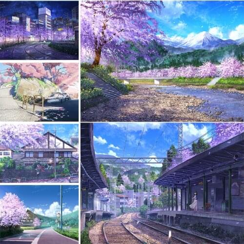 5D New Stereo Diamond Painting Hand-painted Cherry Blossom Rhinestones Exquisite Home Decoration Painting Can Be Customized