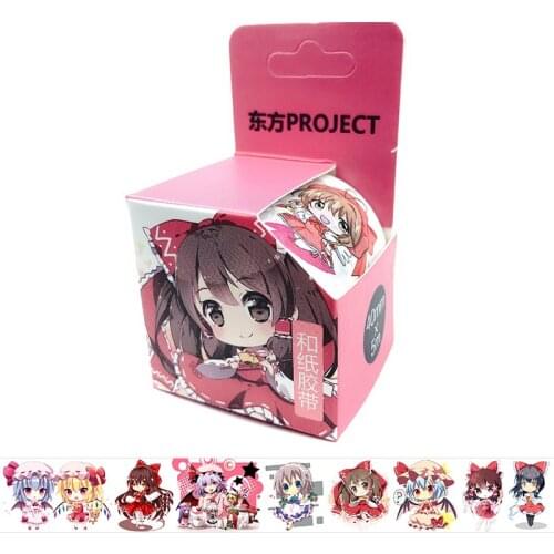 TouHou Project Anime Washi Tape Adhesive Tape DIY Sticker Label Masking