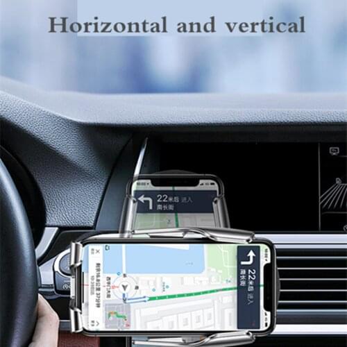 Car Phone Holder Wireless Charger With Automatic Induction Apple Huawei Bracket