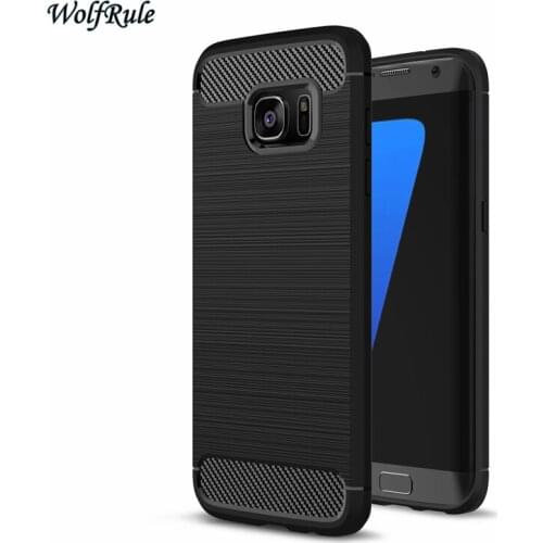 For Cover Case Samsung Galaxy S7 Edge Soft TPU Brushed Phone Case For Samsung Galaxy S7 Edge Case For Samsung S7 Edge G9350