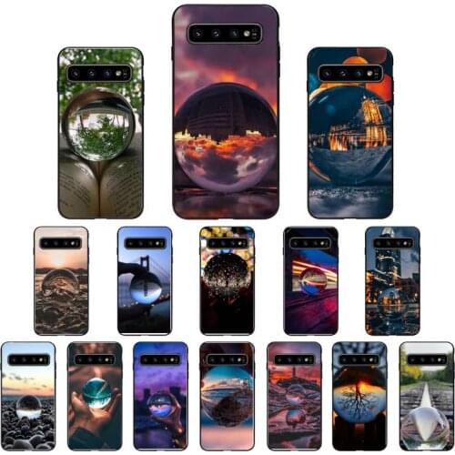 Yinuoda Crystal ball Phone Case for Samsung S6 S6edge Plus S7 S7edge S8 S9 S10 S10E S20 Plus Ultra