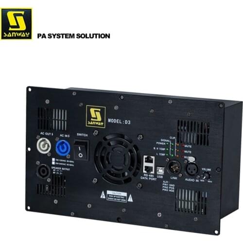 D3 1800W Audio DSP Active Speaker Power Amplifier Module