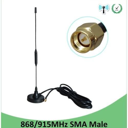 868MHz GSM Antenna 915mhz antenna 10dbi 868MHz GSM Antenna 915mhz antenna 10dbi SMA male connector 868 mhz 915 IOT antena sucker