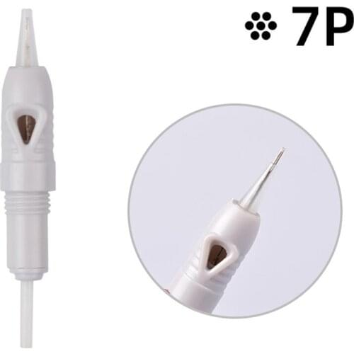10pcs/lot Disposable Semi-Permanent Makeup Eyebrow Tattoo Machine Pen Tattoo Cartridge Needles Supply Make Up Eye Beauty