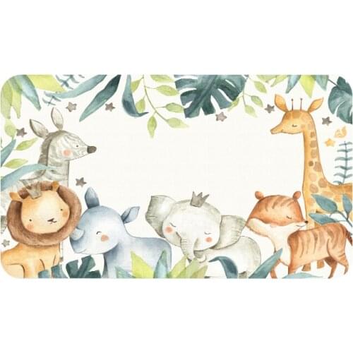 New Cartoon Mats Anti Slip Floor Carpet Pattern Print Doormat for Bathroom Kitchen Entrance Rugs Home Decoration