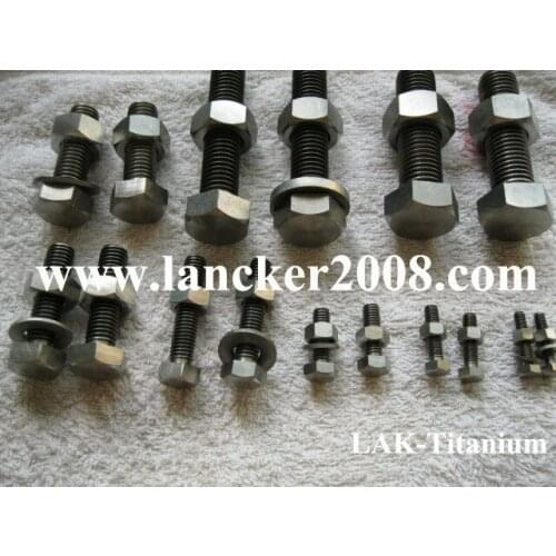 M5x8 10 15 20 25 30 35 40 45 50 55 60 Gr2 Titanium hexagon head screw/bolt for Industry