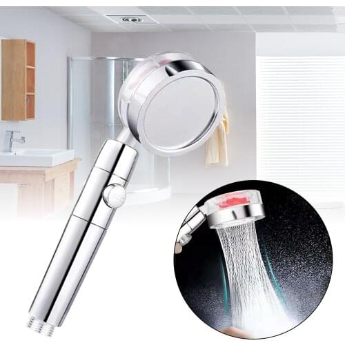 360 Rotated Rainfall Shower Head High Pressure Water Saving Spray Shower Head Bathroom Hand-held Pressurized Massage Shower Head