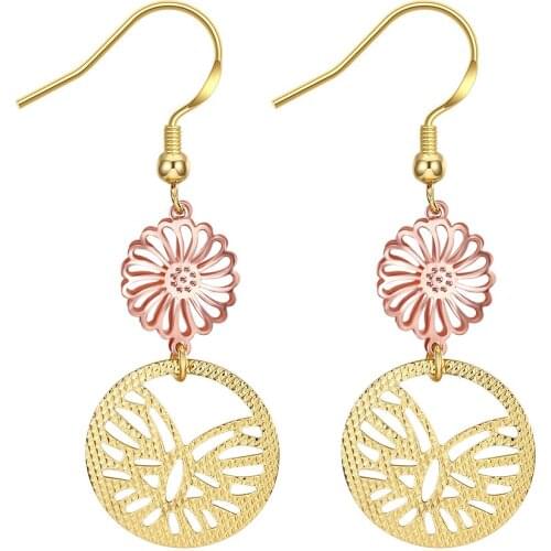 New Arrival Gold Color Earrings for Women Jewelry Gift Fashion Earrings New Design Popular Jewelry