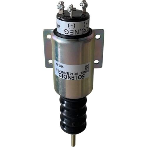 Shutoff Stop Solenoid Valve 12V Fit For Woodward Engine 2003-12E2U1B2S1A 2370-12E2U1B2A SA-3193
