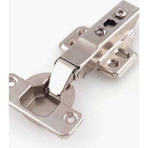 Hinge Stainless Steel Door Hinges Damper Buffer Soft Slow Close Cabinet Door Cupboard Furniture Hardware Accessories Supplies 2P